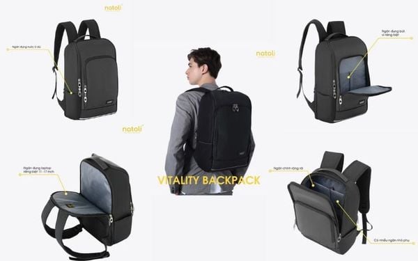 Balo Laptop 17 Inch B12 - Phong Cách Công Sở