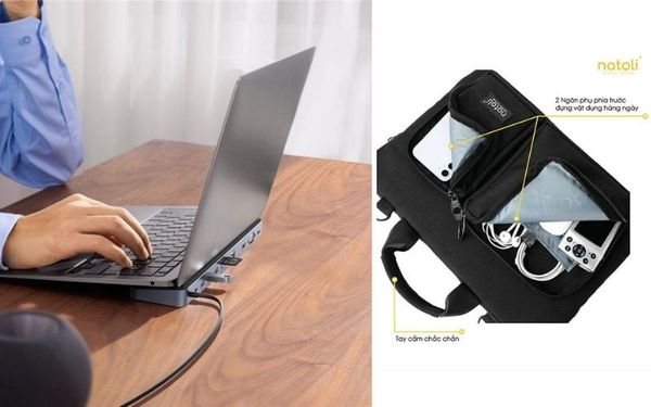 Phụ kiện thông minh như đế tản nhiệt, hub USB-C