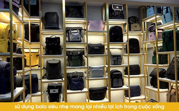 lợi ích balo siêu nhẹ