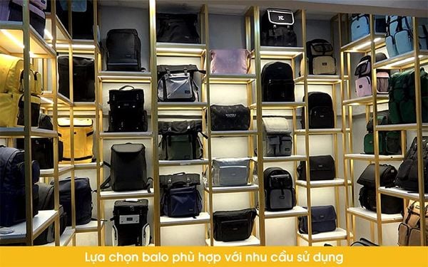 lựa chọn kích thước và trọng lượng balo đa năng