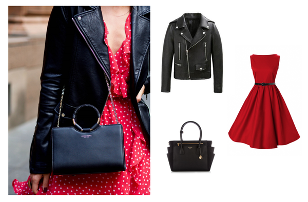 Váy đỏ kết hợp với túi màu gì để thật hấp dẫn và quyến rũ