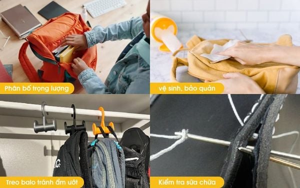 mẹo kéo dài tuổi thọ balo học sinh