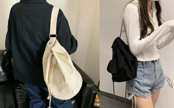 Mua Balo Dây Rút Vải Canvas