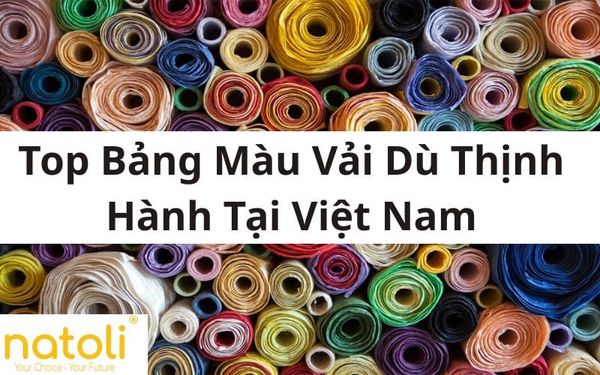 Top Bảng Màu Vải Dù Thịnh Hành Tại Việt Nam