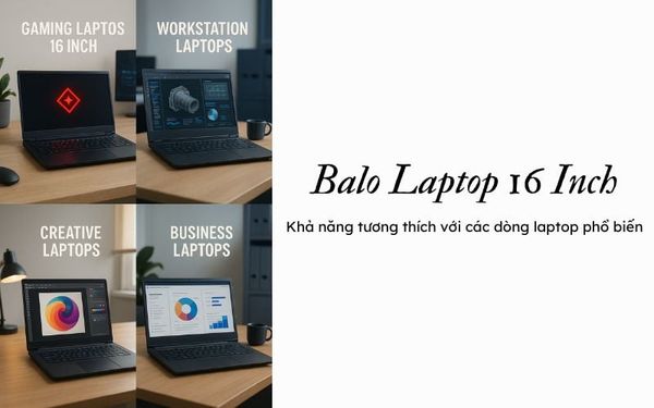 Khả năng tương thích với các dòng laptop phổ biến