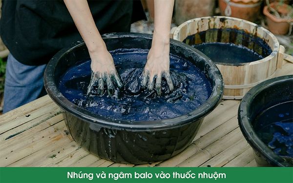 cách nhúng ngâm balo
