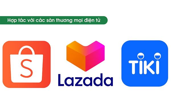 kết hợp bán balo túi xách online trên các sàn thương mại điện tử