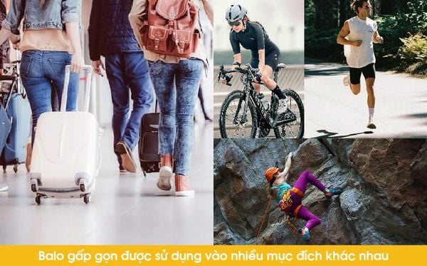 phân loại balo gấp gọn theo công dụng