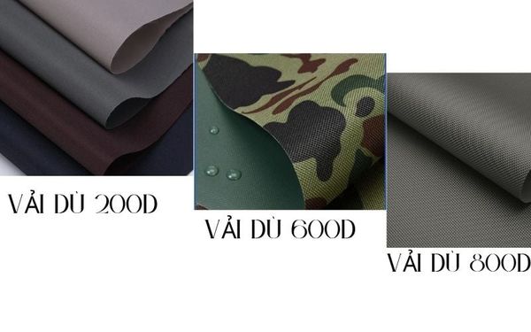 Phân Loại Vải Dù Theo Độ Dày