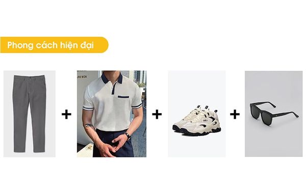 phối đồ túi xách nam công sở với phong cách hiện đại