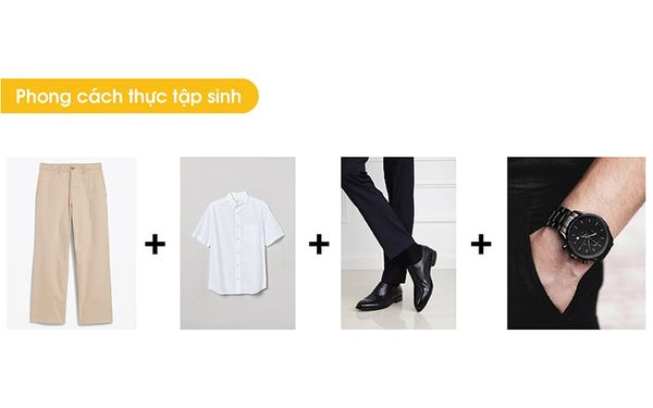 Phối đồ túi xách nam công sở với phong cách thực tập sinh