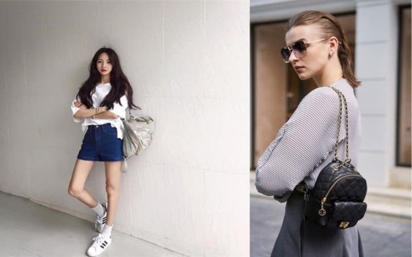 phối màu outfit với balo
