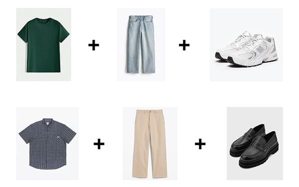 Phối túi đeo chéo với trang phục casual