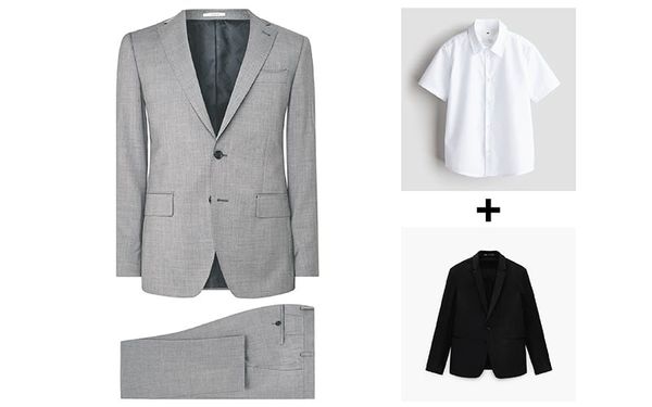 phối túi đeo chéo với trang phục công sở