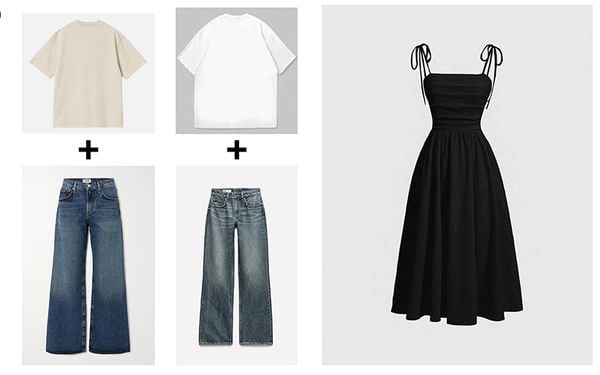 Phối túi đeo chéo với trang phục dành cho nữ