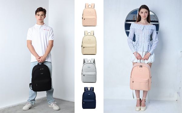 phong cách tối giản với balo thời trang