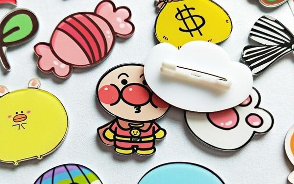 pin cài phụ kiện balo