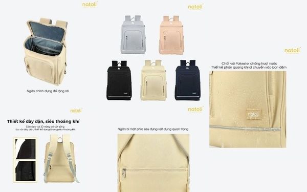 NATOLI ProSport Backpack B26 - Balo Thể Thao Đa Năng