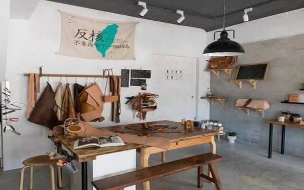 thiết kế không gian làm đồ da