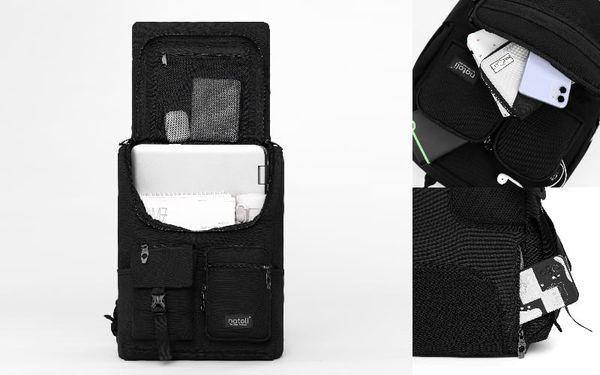 thiết kế ngăn và phân chia không gian của balo chống sốc laptop