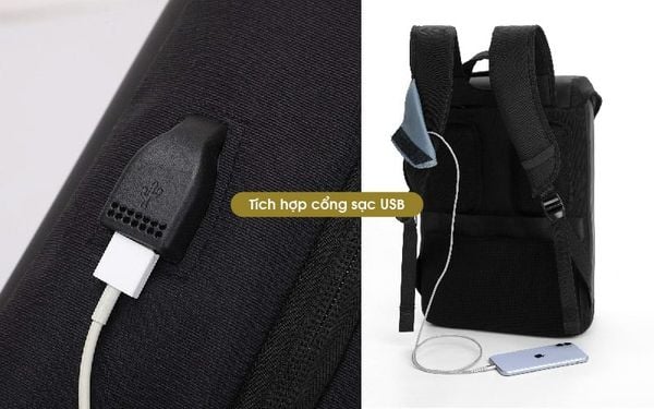 tích hợp cổng sạc usb