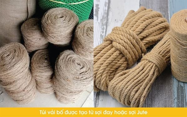 từ sợi đay và sợi jute