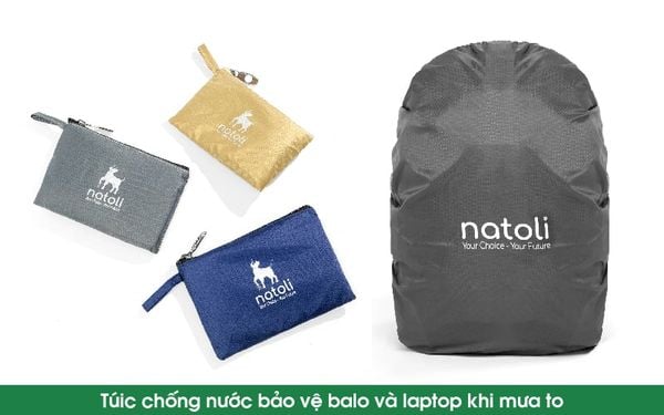 túi chống nước bảo vệ balo laptop đi mưa