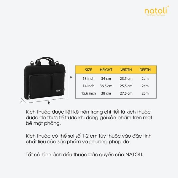 Túi chống sốc laptop kháng nước Natoli - BST Omnisack Bag T11