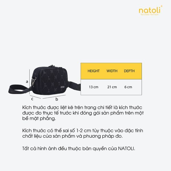 Túi đeo chéo nam nữ NATOLI - FLEX CROSS BAG T15