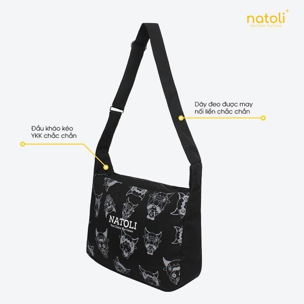 Túi đeo chéo nam nữ NATOLI - Buffalo Cross Bag T16