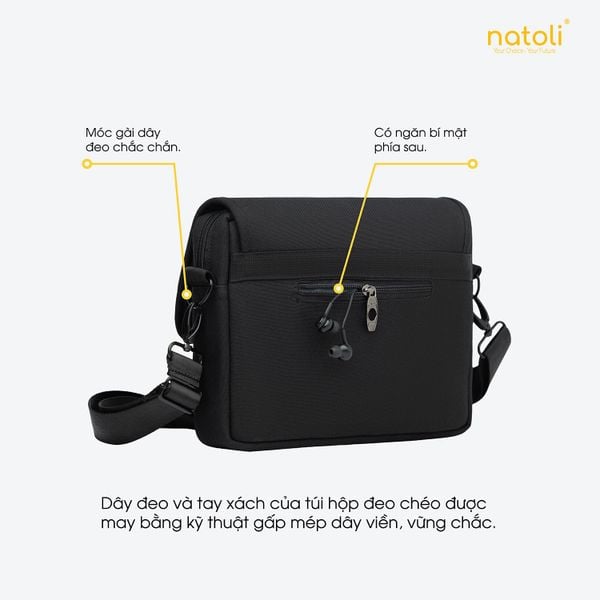 Túi đeo chéo nam nữ nhiều ngăn  - Energetic CrossBag T12