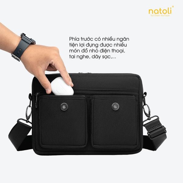 Túi đeo chéo nam nữ nhiều ngăn  - Energetic CrossBag T12