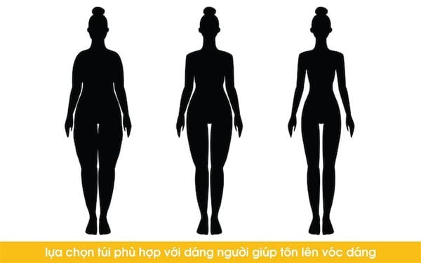túi đeo chéo nữ cute phù hợp với dáng người