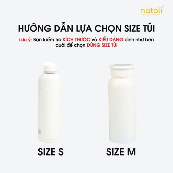 Túi đựng bình giữ nhiệt dày dặn NATOLI - BST Sturdy Bottle Pouch T29