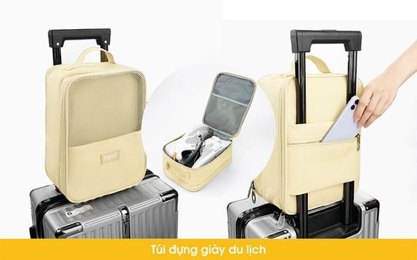 túi đựng giày khi đi du lịch