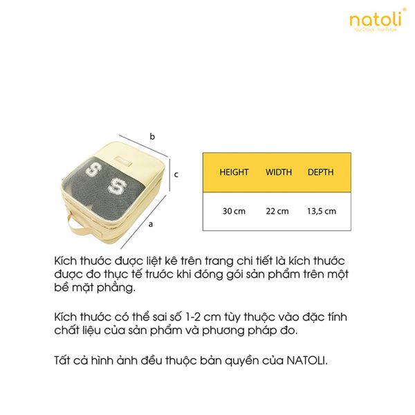 kích thước tui đựng giày