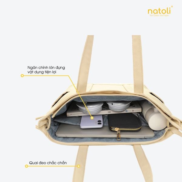 Túi tote nữ nhiều ngăn NATOLI - BST Elegant Edge Bag T19