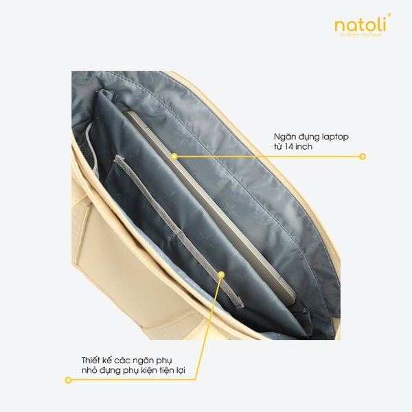Túi tote nữ nhiều ngăn NATOLI - BST Elegant Edge Bag T19