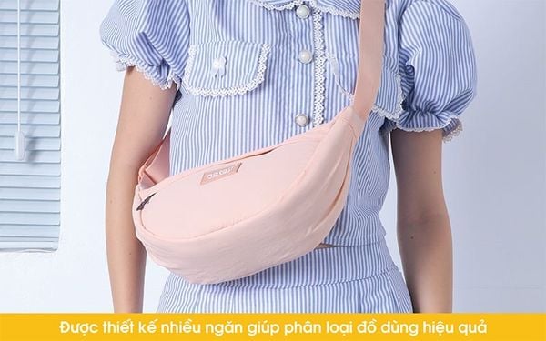 túi vải đeo chéo Natoli được thiết kế nhiều ngăn