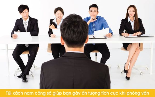 túi xách cho nam công sở giúp bạn gây ấn tượng tích cực khi phỏng vấn