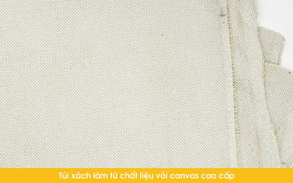 túi xách làm từ chất liệu canvas
