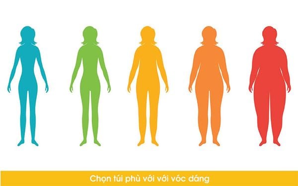 túi xách nữ thời trang phù hợp với vóc dáng