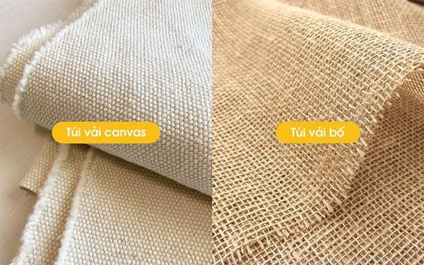 vải canvas và vải bố