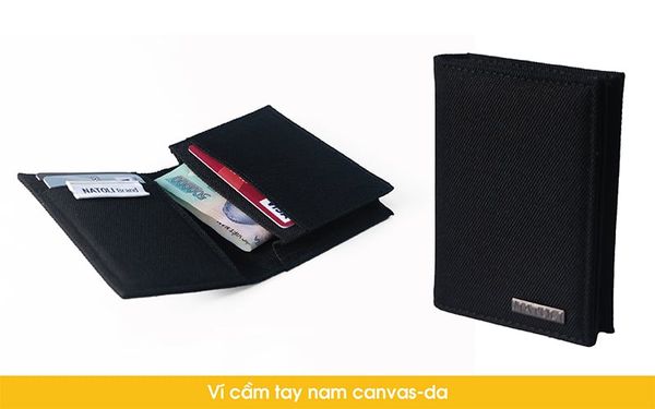 Ví cầm tay nam phong cách tối giản