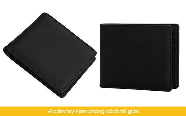 Ví cầm tay nam phong cách tối giản