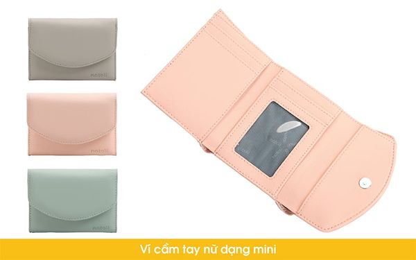 Ví cầm tay nữ dạng mini