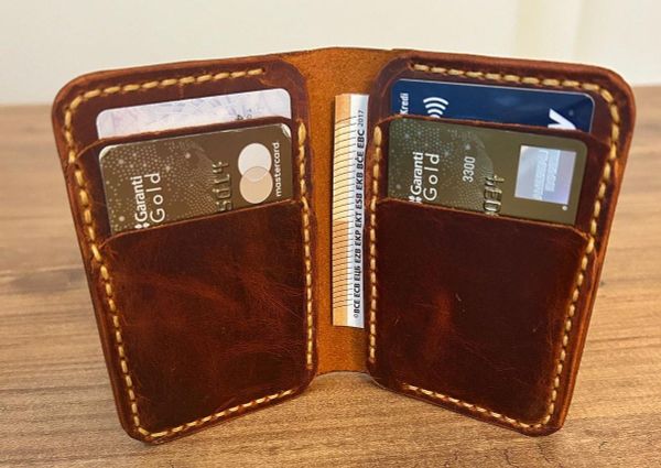 ví đựng thẻ da thật