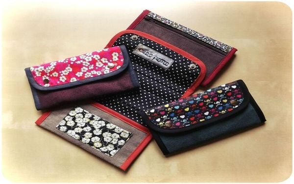 ví vải handmade thật