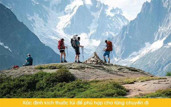 xác định kích thước túi xách du lịch cỡ lớn phù hợp