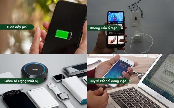xu hướng balo tích hợp sạc